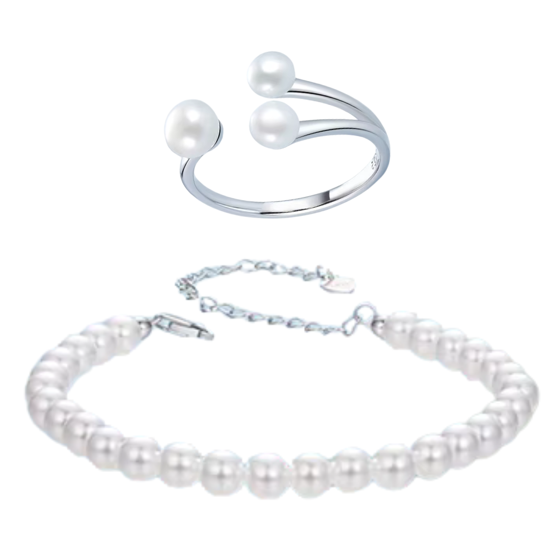 Set Seashell Pearl