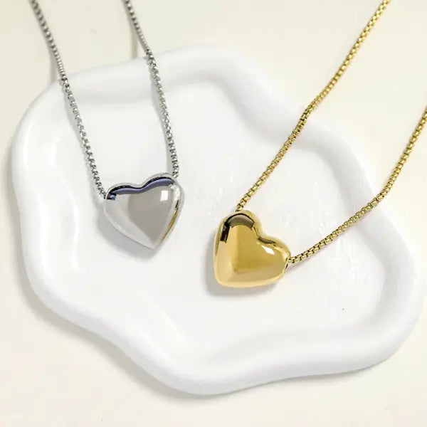 Collana Cuore Bombato