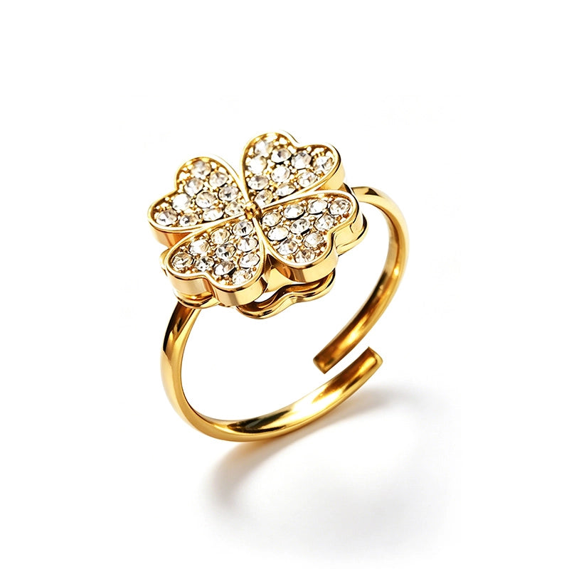 Anello Zen Quadrifoglio