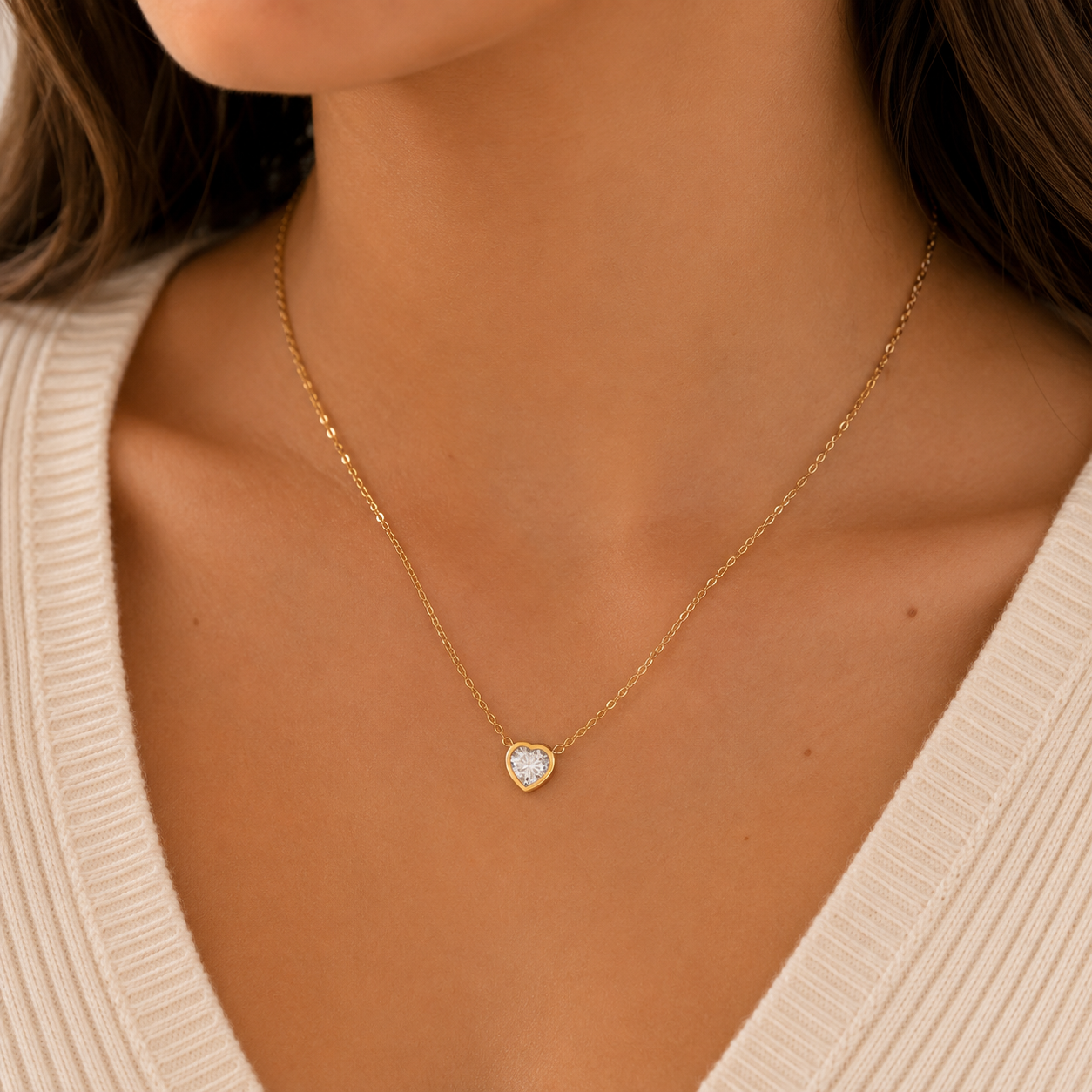 Collana Cuore Crystal