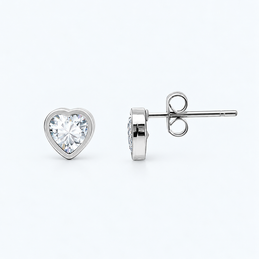 Orecchini Cuore Crystal