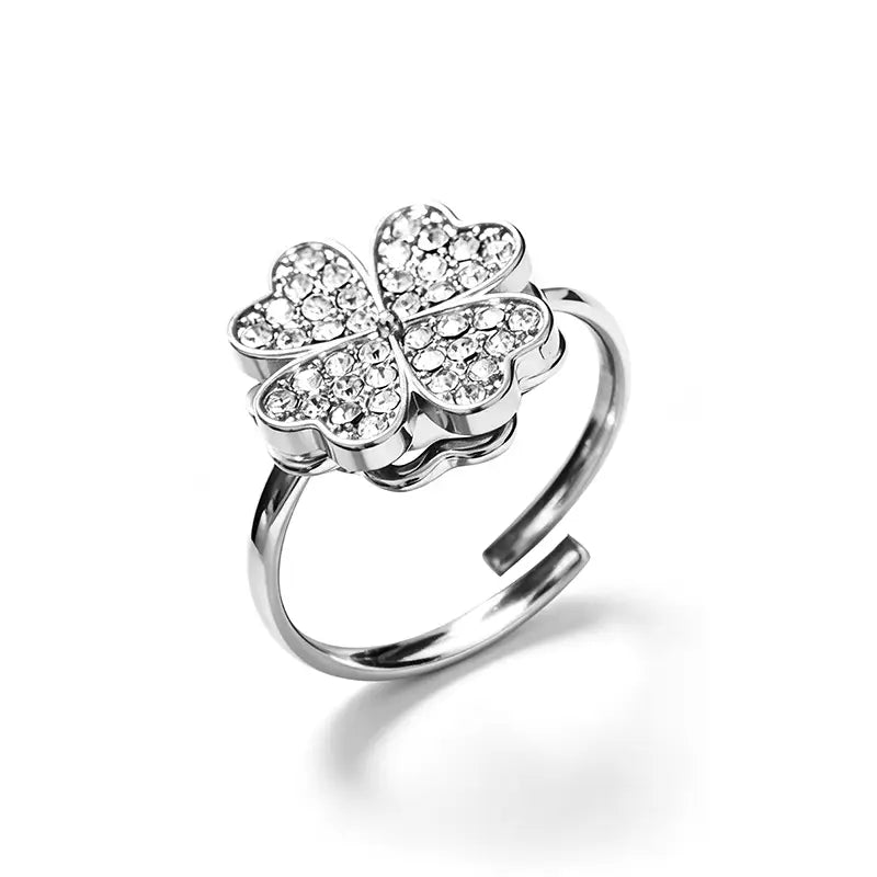 Anello Zen Quadrifoglio