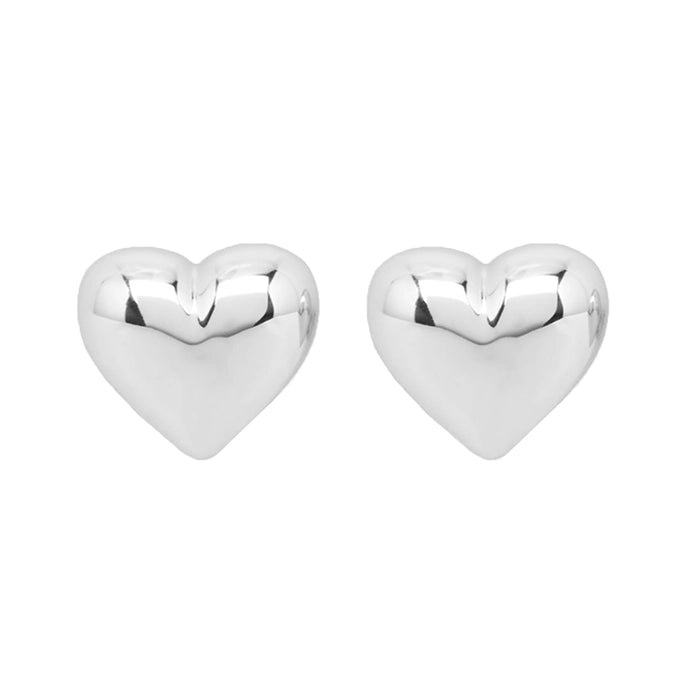 Orecchini Cuore Bombato