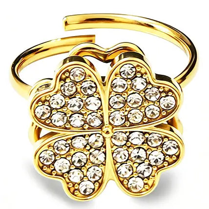 Anello Zen Quadrifoglio