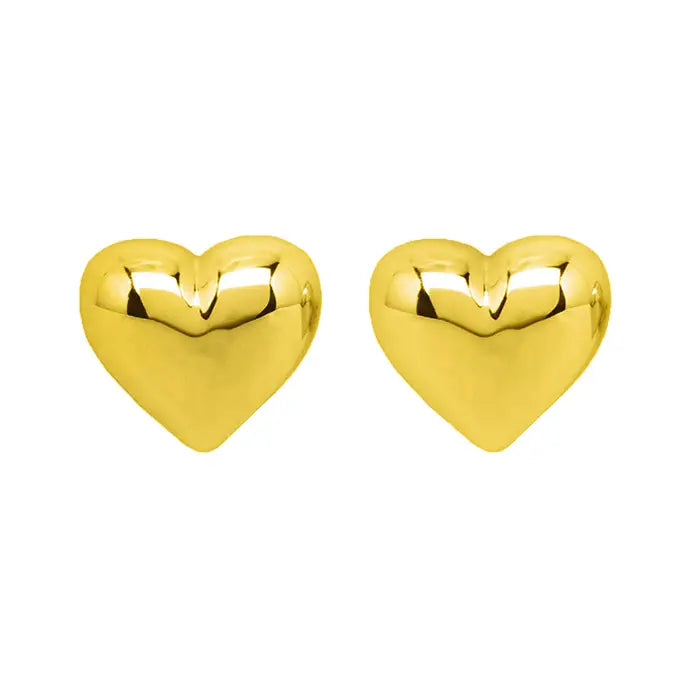 Orecchini Cuore Bombato